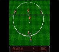 une photo d'Ã©cran de Eric Cantona Football Challenge sur Nintendo Super Nes